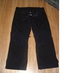 OBERMEYER MENS 2XL BLACK INSULATED SNOW SKI SNOWBOARD PANTS - WORN ONCE?